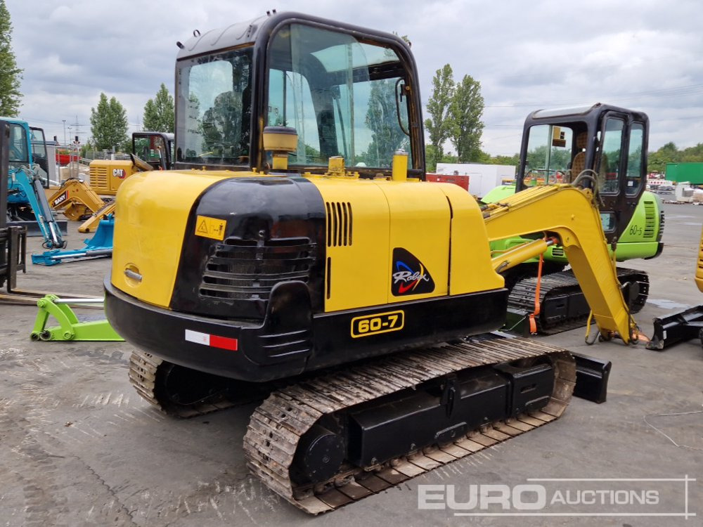 2008 Hyundai R60-7 - Ekskavator mini: gambar 1 2008 Hyundai R60-7 - Ekskavator mini: gambar 1