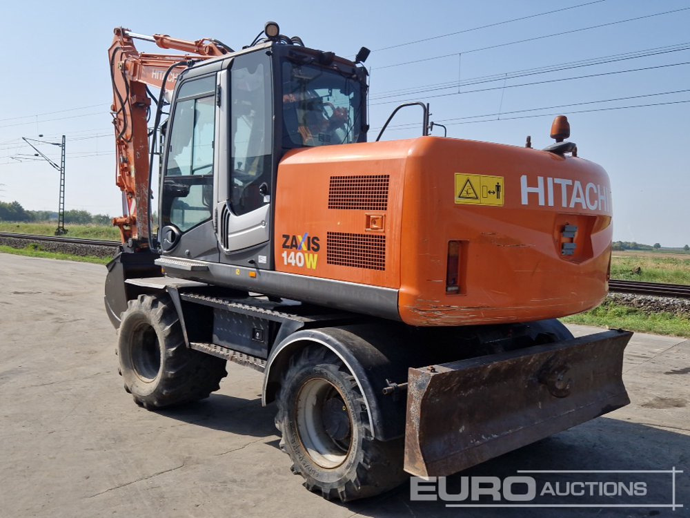 2009 Hitachi ZX140W-3 - Ekskavator roda: gambar 3 2009 Hitachi ZX140W-3 - Ekskavator roda: gambar 3