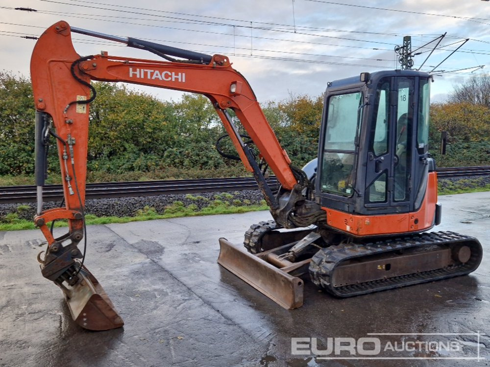 2010 Hitachi ZX52U-3 CLR - Ekskavator mini: gambar 1 2010 Hitachi ZX52U-3 CLR - Ekskavator mini: gambar 1