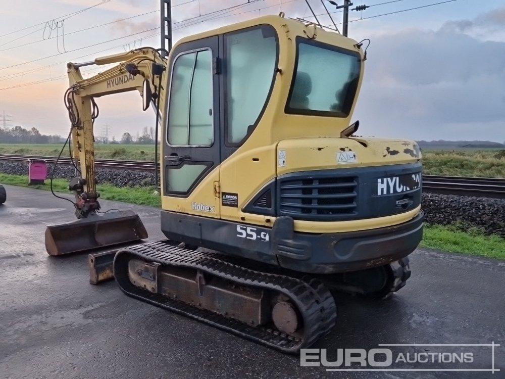 2011 Hyundai ROBEX 55-9 - Ekskavator mini: gambar 3 2011 Hyundai ROBEX 55-9 - Ekskavator mini: gambar 3