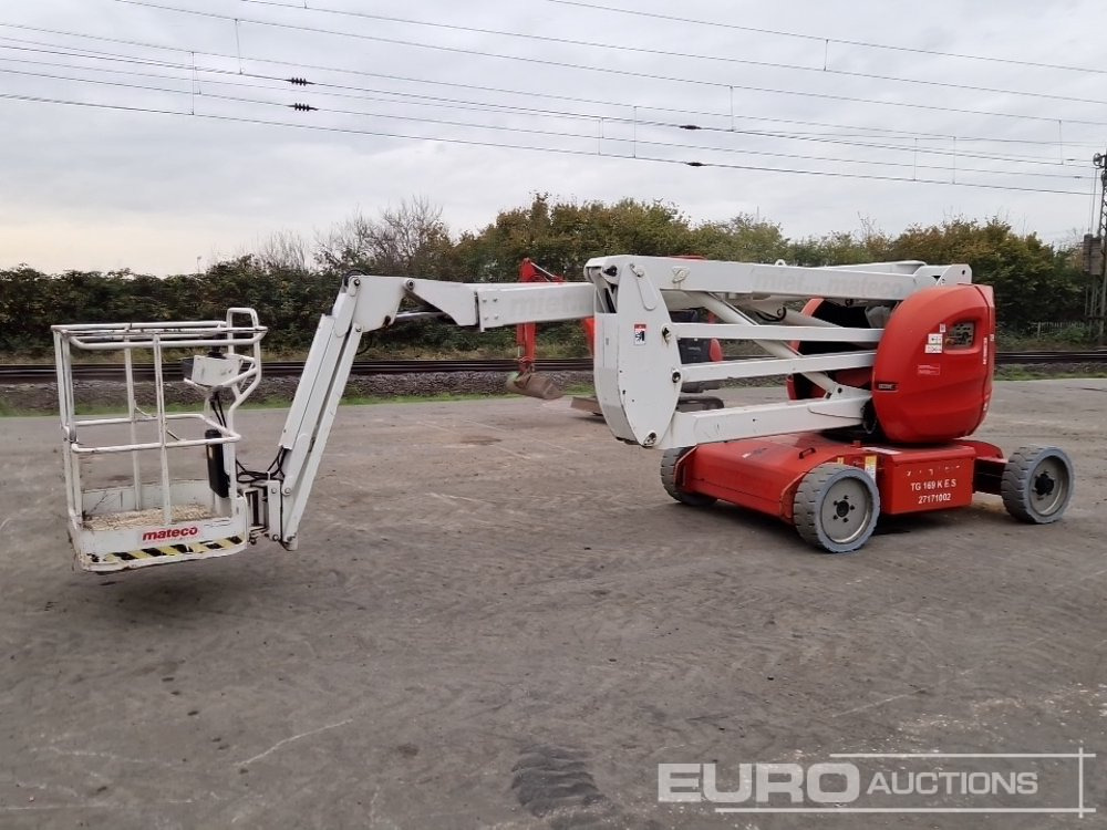 2011 Manitou 170AETJ Articulated Boom Lift, 16.9m Working Height, 200kg Platform Capacity, Non Marking Tyres - Platform pengangkat: gambar 1 2011 Manitou 170AETJ Articulated Boom Lift, 16.9m Working Height, 200kg Platform Capacity, Non Marking Tyres - Platform pengangkat: gambar 1