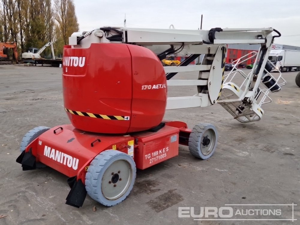 2012 Manitou 170AETJ Articulated Boom Lift, 16.9m Working Height, 200kg Platform Capacity, Non Marking Tyres - Platform pengangkat: gambar 5 2012 Manitou 170AETJ Articulated Boom Lift, 16.9m Working Height, 200kg Platform Capacity, Non Marking Tyres - Platform pengangkat: gambar 5