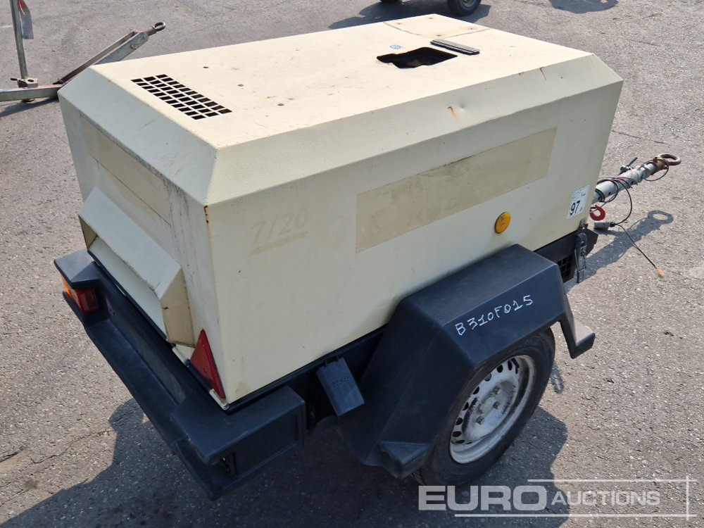 2013 Doosan 7/20 65CFM - Kompresor udara: gambar 3 2013 Doosan 7/20 65CFM - Kompresor udara: gambar 3
