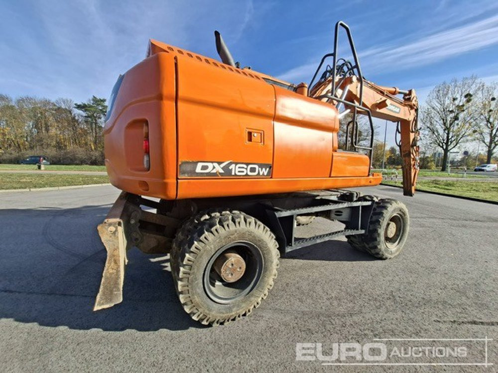 2013 Doosan DX160W-3 - Ekskavator roda: gambar 4 2013 Doosan DX160W-3 - Ekskavator roda: gambar 4