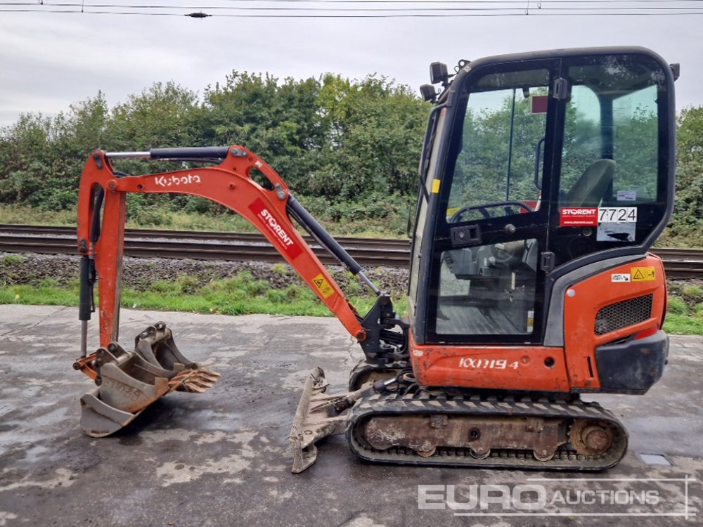 2013 Kubota KX019-4 - Ekskavator mini: gambar 2 2013 Kubota KX019-4 - Ekskavator mini: gambar 2