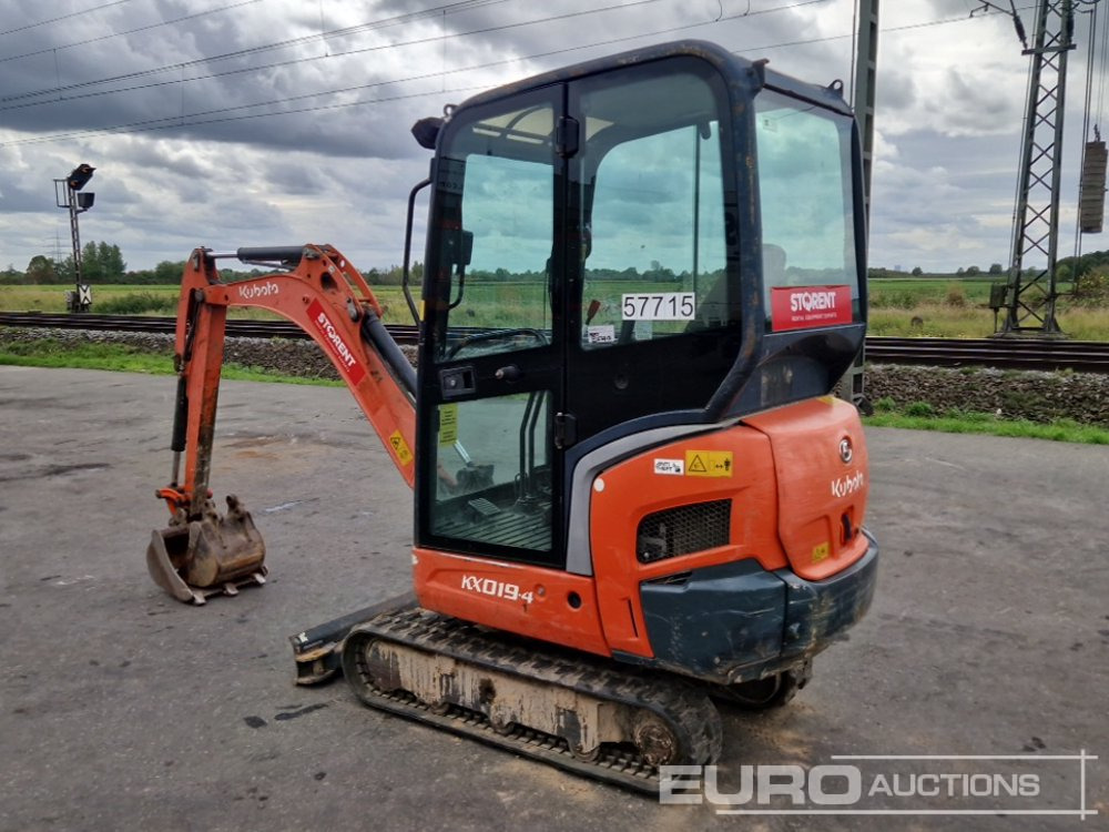 2013 Kubota KX019-4 - Ekskavator mini: gambar 3 2013 Kubota KX019-4 - Ekskavator mini: gambar 3