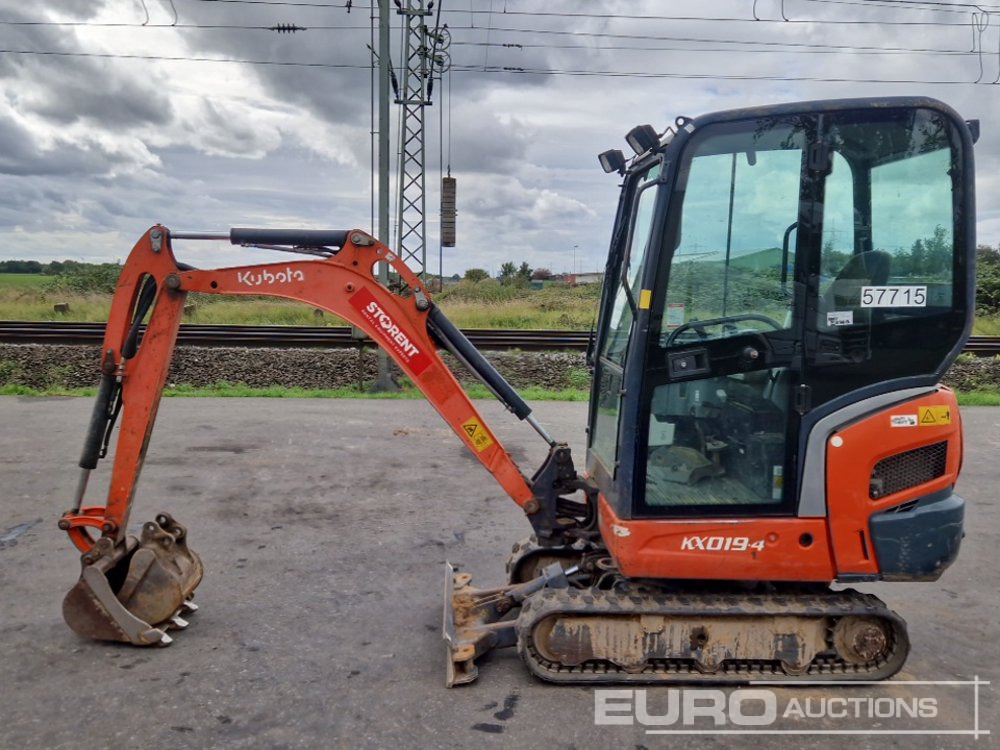 2013 Kubota KX019-4 - Ekskavator mini: gambar 2 2013 Kubota KX019-4 - Ekskavator mini: gambar 2