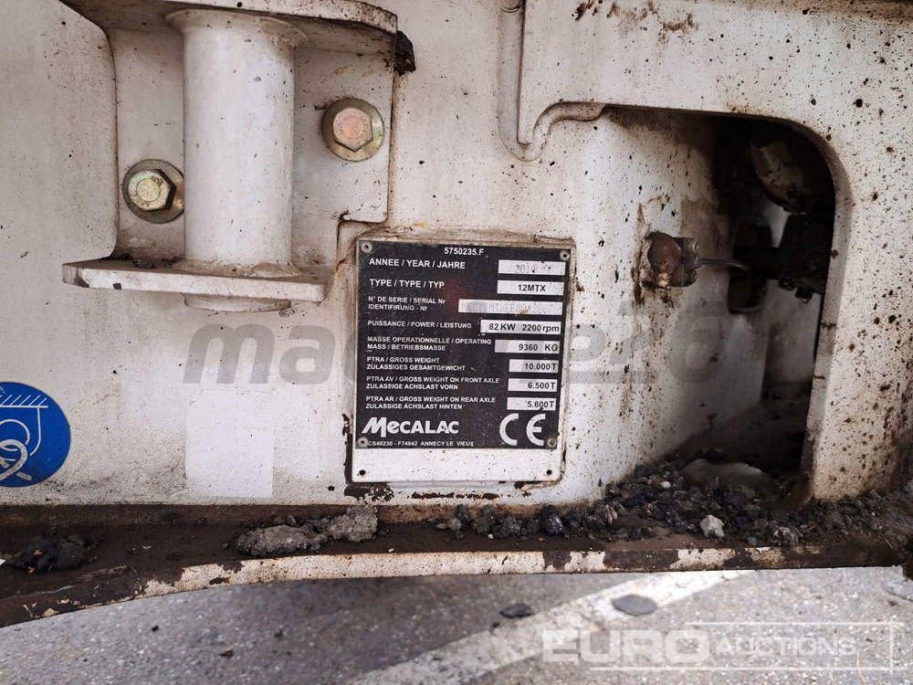 2014 Mecalac 12 MTX - Ekskavator roda: gambar 4 2014 Mecalac 12 MTX - Ekskavator roda: gambar 4