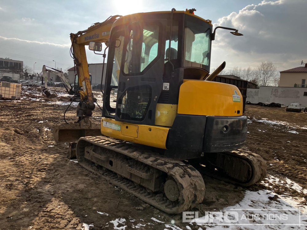 2015 Komatsu PC80MR-3 - Ekskavator mini: gambar 2 2015 Komatsu PC80MR-3 - Ekskavator mini: gambar 2