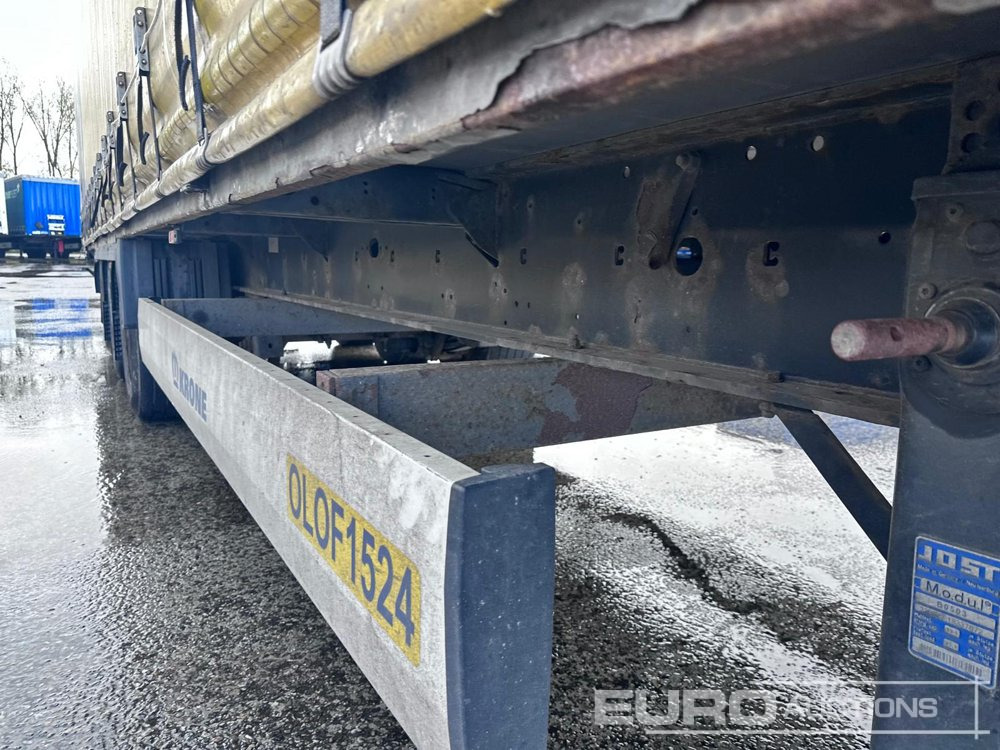Semi-trailer dengan terpal samping 2015 Krone Mega Liner, Curtainsider, 3 Axle (Dutch Reg. Docs): gambar 35