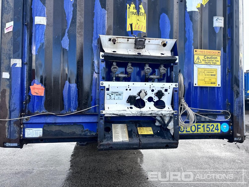 Semi-trailer dengan terpal samping 2015 Krone Mega Liner, Curtainsider, 3 Axle (Dutch Reg. Docs): gambar 37