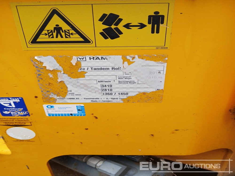 2016 Hamm HD12 VV - Roller: gambar 2 2016 Hamm HD12 VV - Roller: gambar 2