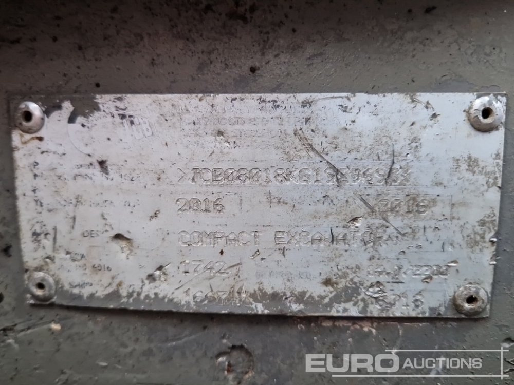 2016 JCB 8018 - Ekskavator mini: gambar 2 2016 JCB 8018 - Ekskavator mini: gambar 2