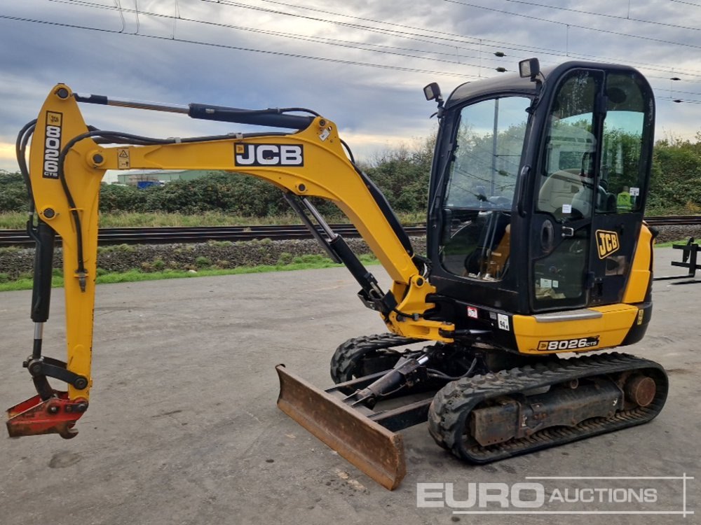 2018 JCB 8026 CTS - Ekskavator mini: gambar 1 2018 JCB 8026 CTS - Ekskavator mini: gambar 1