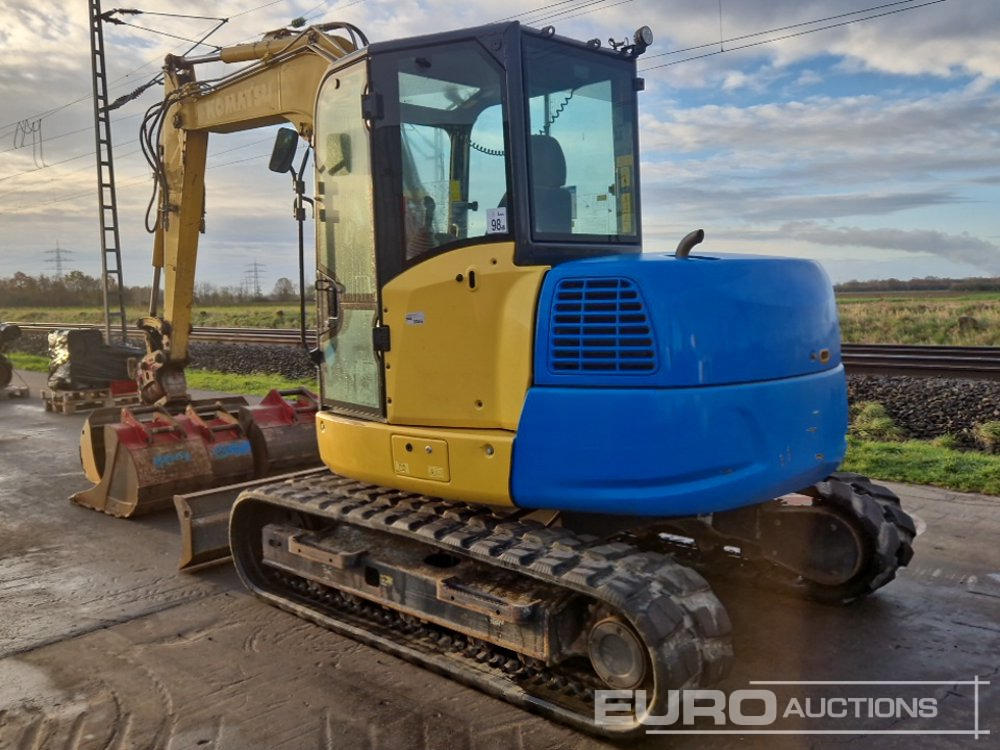2018 Komatsu PC80MR-5 - Ekskavator mini: gambar 3 2018 Komatsu PC80MR-5 - Ekskavator mini: gambar 3