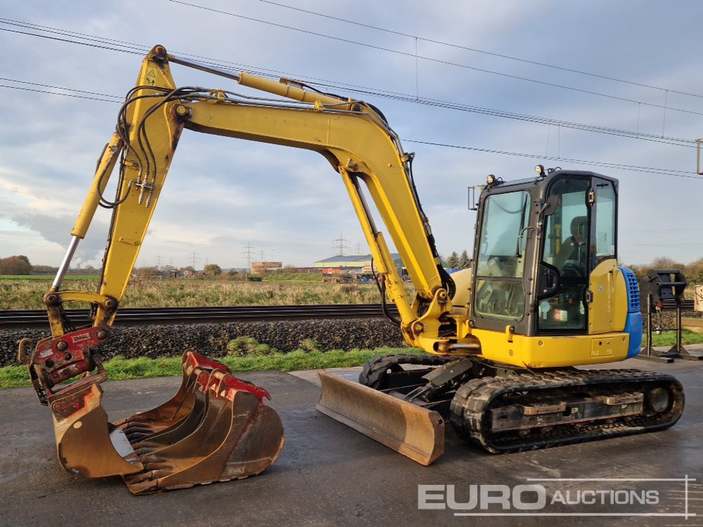 2018 Komatsu PC80MR-5 - Ekskavator mini: gambar 1 2018 Komatsu PC80MR-5 - Ekskavator mini: gambar 1