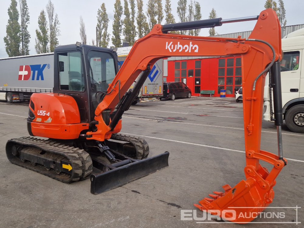 Ekskavator mini Kubota U55-4: gambar 7