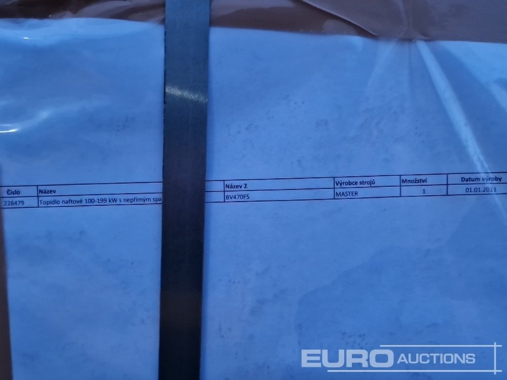 Pemanas konstruksi Master BV470: gambar 9 Pemanas konstruksi Master BV470: gambar 9