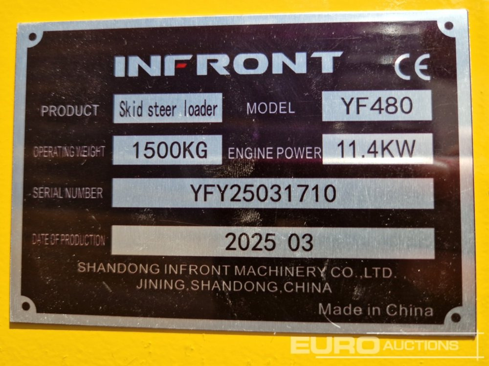 Skid steer Unused 2025 Infront YF480: gambar 22