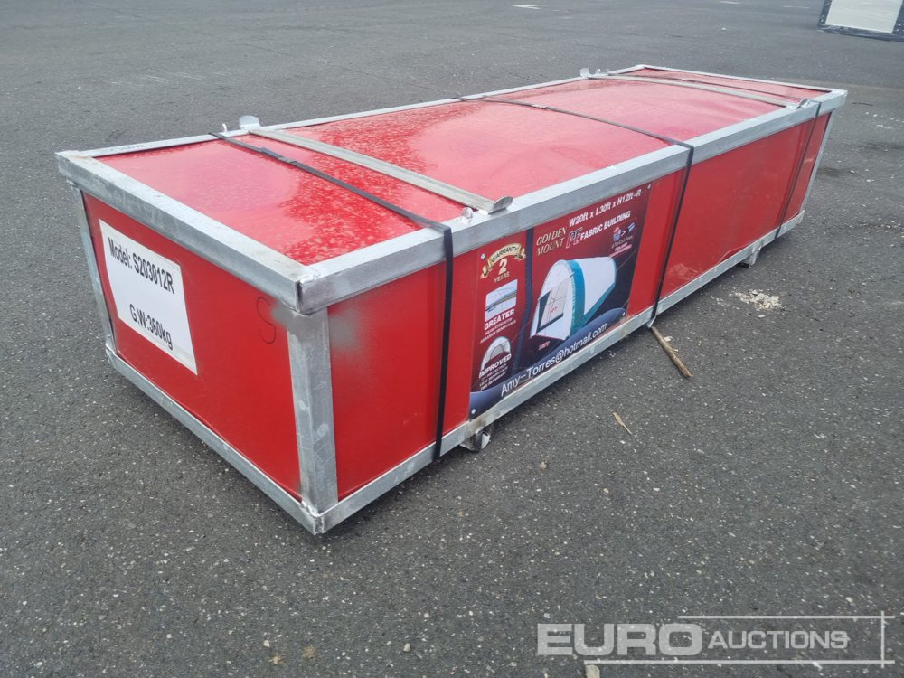 Unused 20x30x12 Dome Storage Shelter - Kontainer konstruksi: gambar 1 Unused 20x30x12 Dome Storage Shelter - Kontainer konstruksi: gambar 1