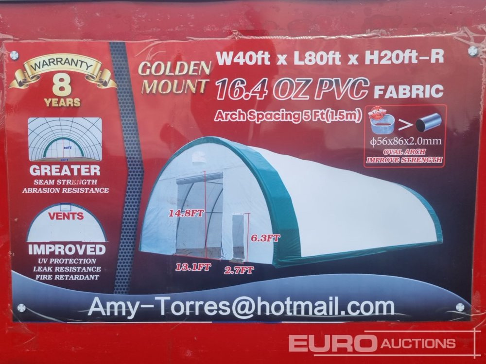 Unused 40x80x20 PVC Storage Shelter (2 Boxes) - Kontainer konstruksi: gambar 2 Unused 40x80x20 PVC Storage Shelter (2 Boxes) - Kontainer konstruksi: gambar 2