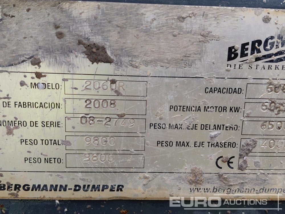 2008 Bergmann 2060R - Tempat sampah mini: gambar 3 2008 Bergmann 2060R - Tempat sampah mini: gambar 3