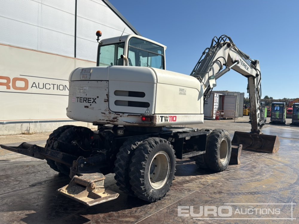 2008 Terex TW110 - Ekskavator roda: gambar 1 2008 Terex TW110 - Ekskavator roda: gambar 1
