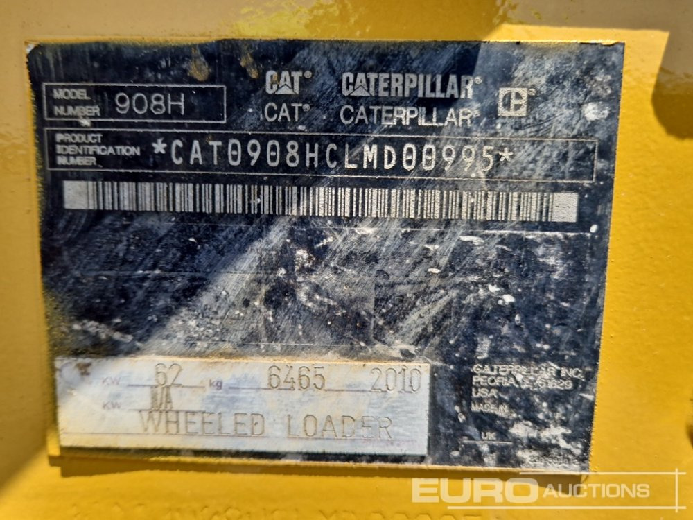 Wheel loader 2010 CAT 908H: gambar 29