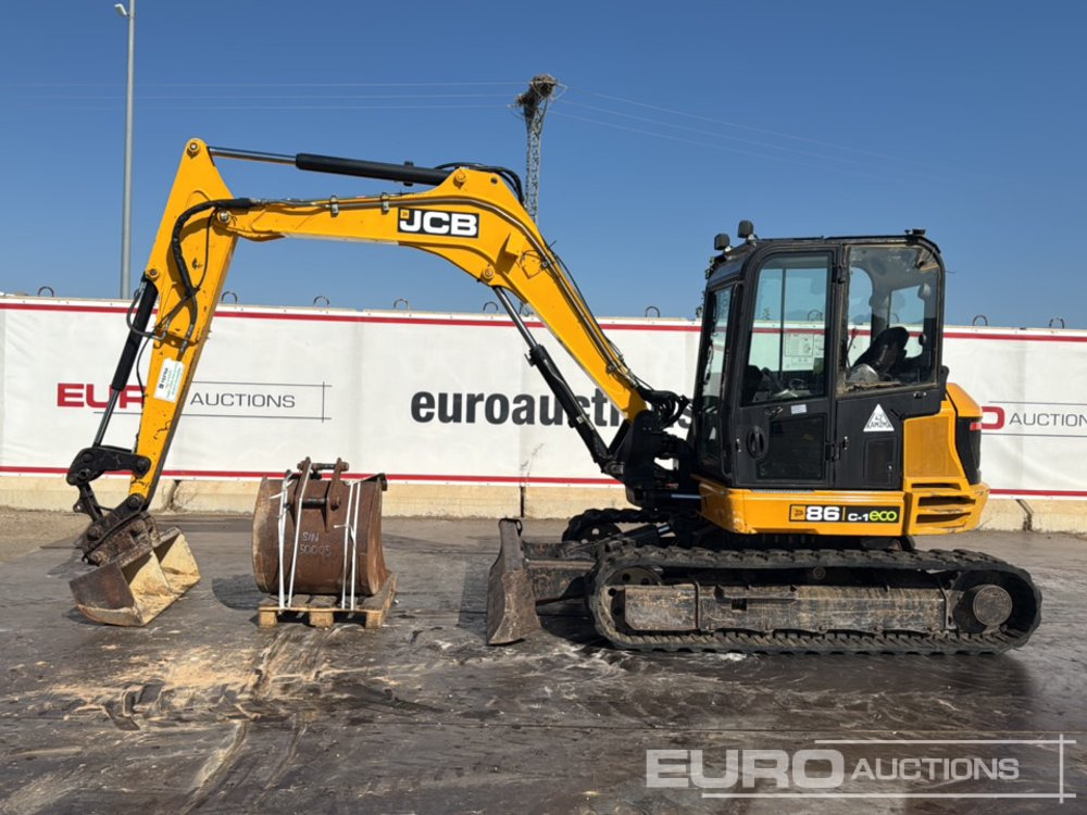 2015 JCB 86C-1 ECO - Ekskavator mini: gambar 2 2015 JCB 86C-1 ECO - Ekskavator mini: gambar 2