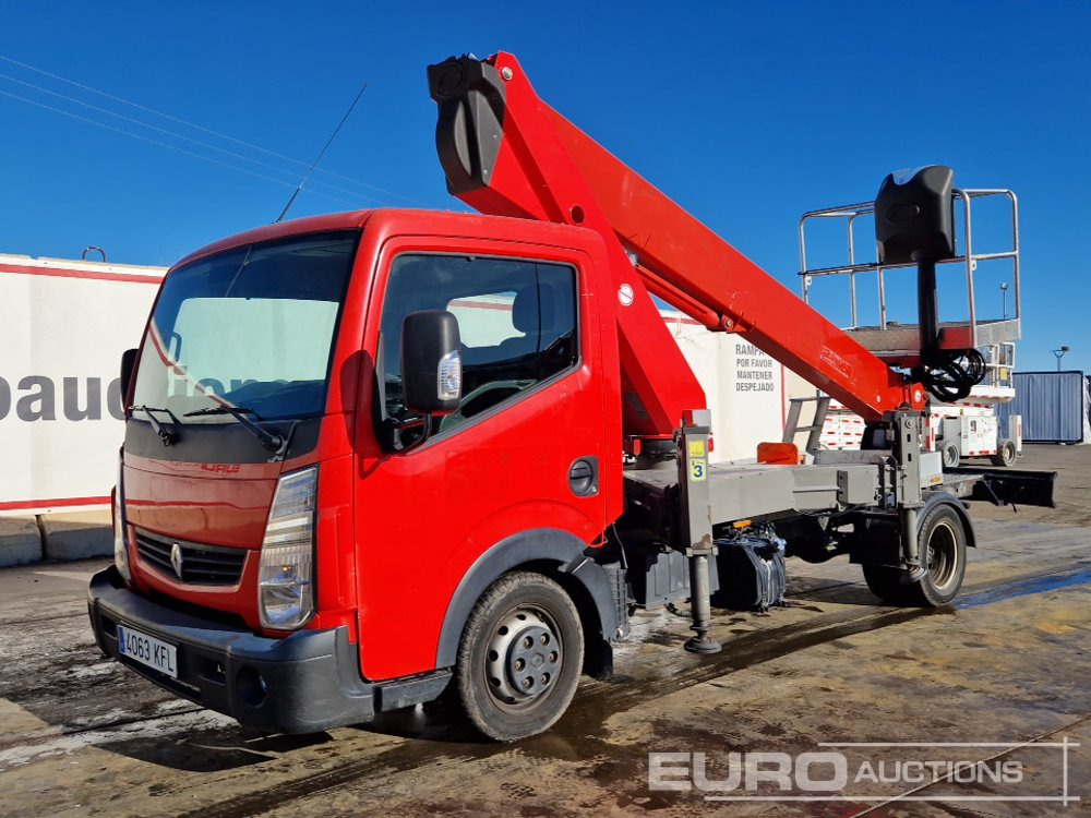 2017 Renault Access Platform Truck, Socage T416 16 m Platform Reach 300 Kg Capacity (ITV 02/09/2026) (Spanish Reg Docs Available / Documentación Española Disponible) - Platform udara yang dipasang di truk: gambar 1 2017 Renault Access Platform Truck, Socage T416 16 m Platform Reach 300 Kg Capacity (ITV 02/09/2026) (Spanish Reg Docs Available / Documentación Española Disponible) - Platform udara yang dipasang di truk: gambar 1
