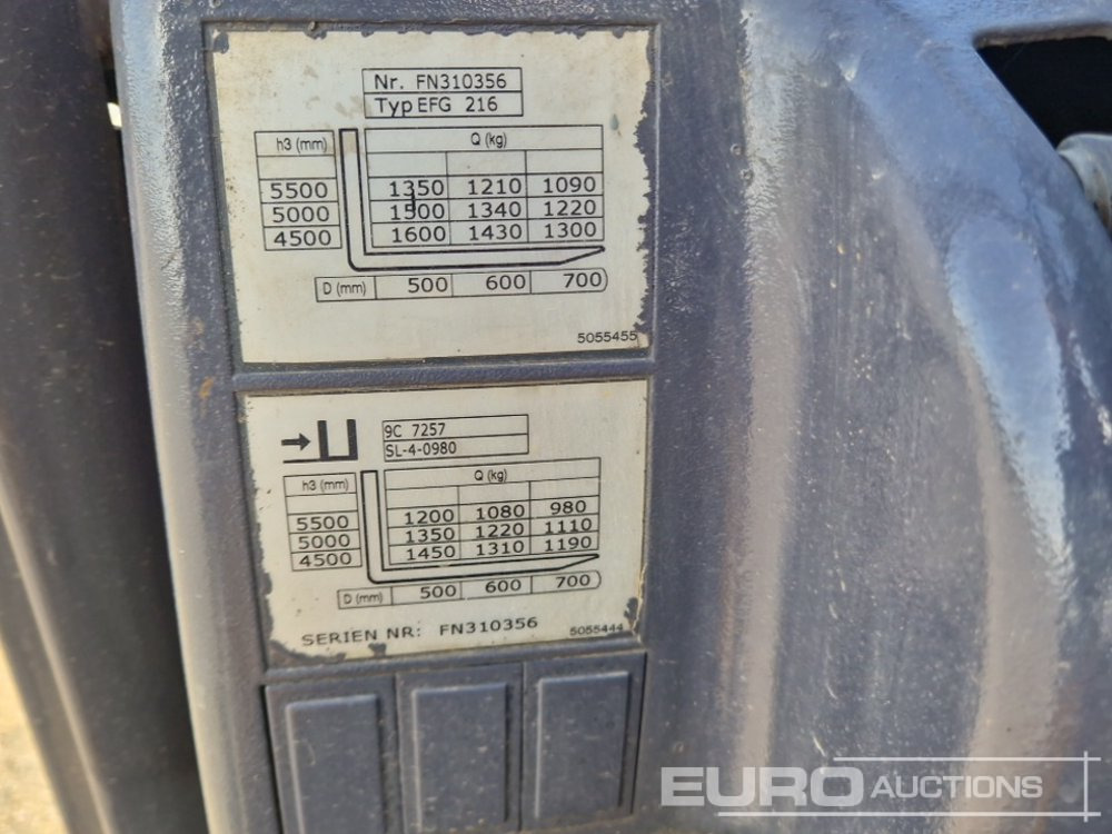 Forklift listrik Jungheinrich EFG-216: gambar 21