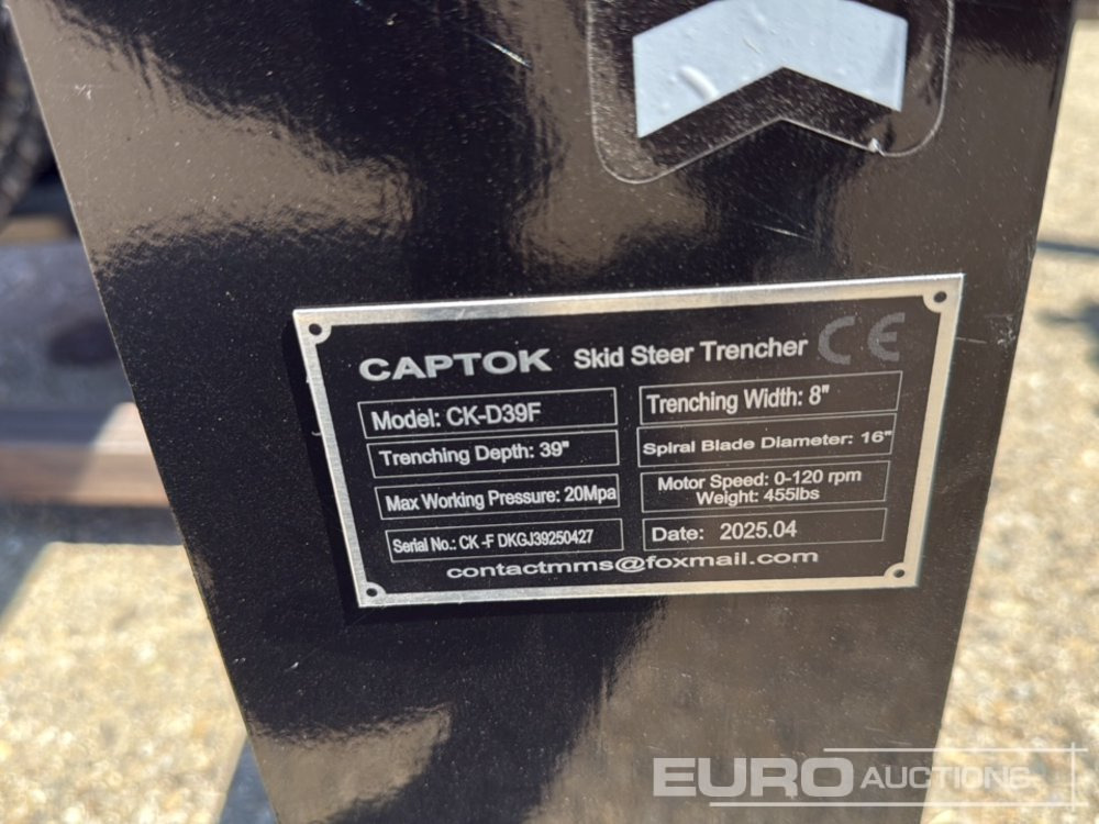 Lampiran untuk Skid steer Unused 2025 Captok CK-D39F: gambar 7