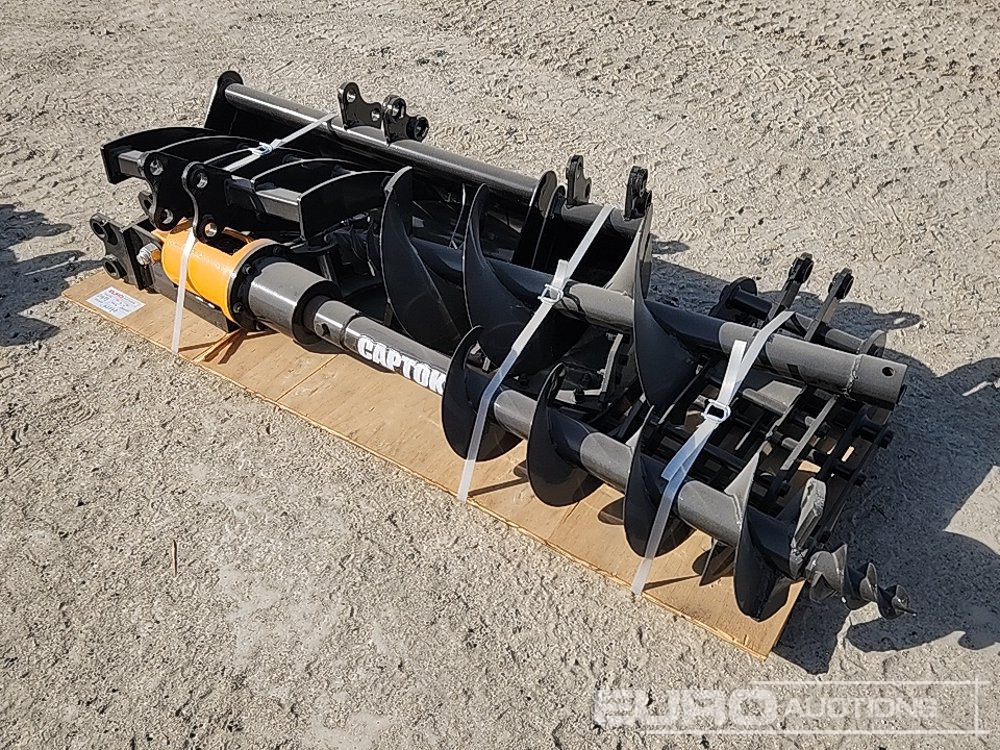 Unused 2025 Captok QTY (8 of) Rake, Ripper, Graber,12" Auger, 16" Auger, 8" Narrow bucket, 24" Bucekt, 32" Bucket To Suit Excavator - Lampiran untuk Ekskavator: gambar 1 Unused 2025 Captok QTY (8 of) Rake, Ripper, Graber,12" Auger, 16" Auger, 8" Narrow bucket, 24" Bucekt, 32" Bucket To Suit Excavator - Lampiran untuk Ekskavator: gambar 1