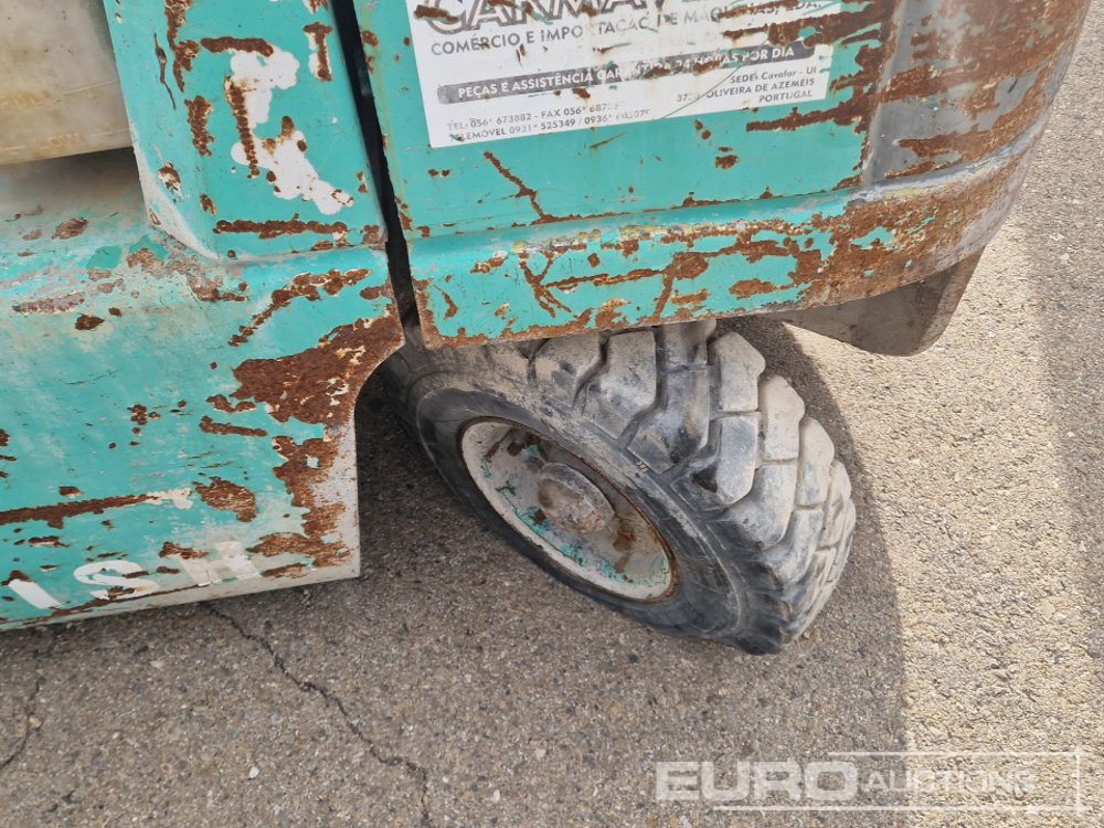 Forklift Mitsibishi Forklift, 2 Stage Free Mast Lift, Forks (Incomplete): gambar 16