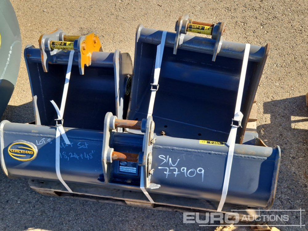 Strickland Set of U27 18' Clening Bucke (S/N 5031006040), U27 24' Cleaning Bucket (S/N 5025210098BD), U27 348D Cleaning Bucket (S/N 502450674) - Ember: gambar 5 Strickland Set of U27 18' Clening Bucke (S/N 5031006040), U27 24' Cleaning Bucket (S/N 5025210098BD), U27 348D Cleaning Bucket (S/N 502450674) - Ember: gambar 5