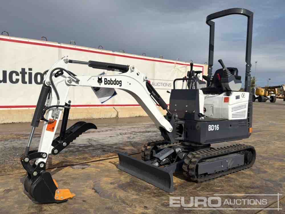 Unused 2025 Bobdog BD16 - Ekskavator mini: gambar 1 Unused 2025 Bobdog BD16 - Ekskavator mini: gambar 1