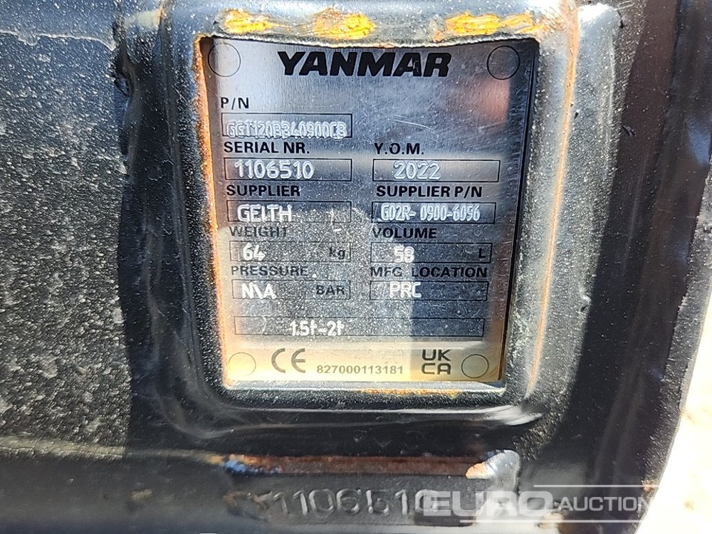 Unused Yanmar G02R-0900-6096 - Ember: gambar 5 Unused Yanmar G02R-0900-6096 - Ember: gambar 5