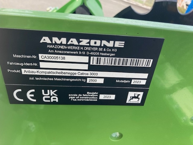Amazone Catros 3003 - Garu cakram: gambar 4 Amazone Catros 3003 - Garu cakram: gambar 4