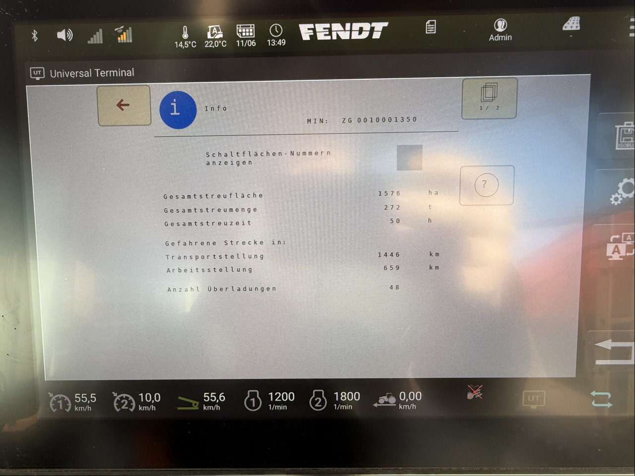 Amazone ZG-TS 10001 ProfisPro - Semprotan: gambar 2 Amazone ZG-TS 10001 ProfisPro - Semprotan: gambar 2