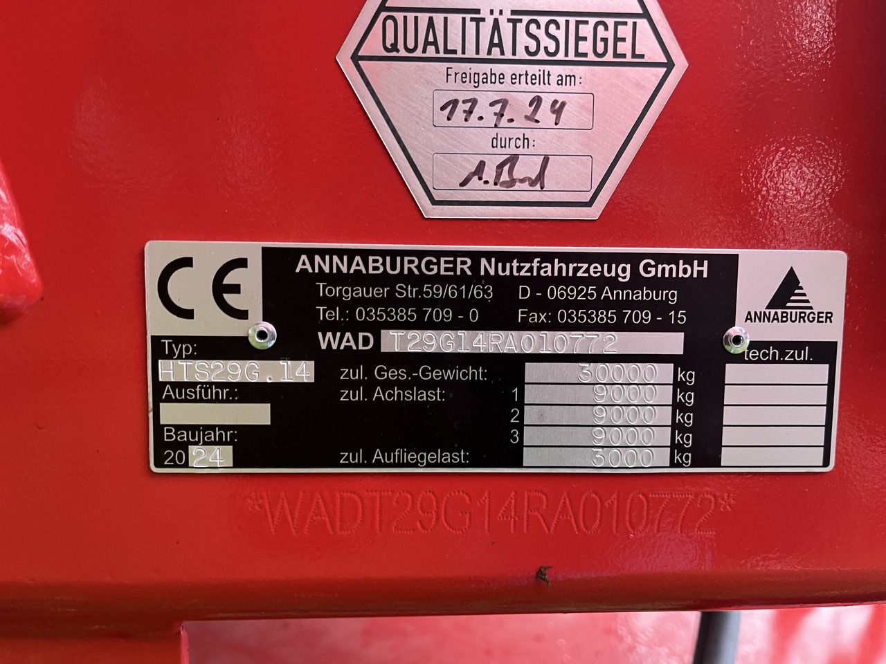 Annaburger HTS29G.14 PA - Truk jungkit: gambar 2 Annaburger HTS29G.14 PA - Truk jungkit: gambar 2