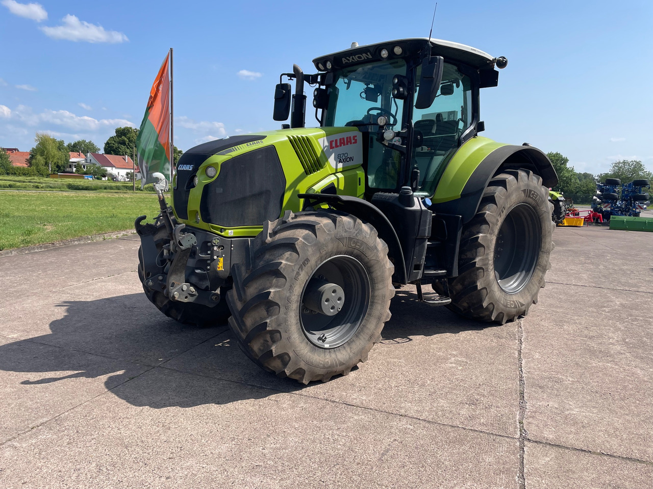 Claas Axion 870 CMATIC - Traktor: gambar 1 Claas Axion 870 CMATIC - Traktor: gambar 1