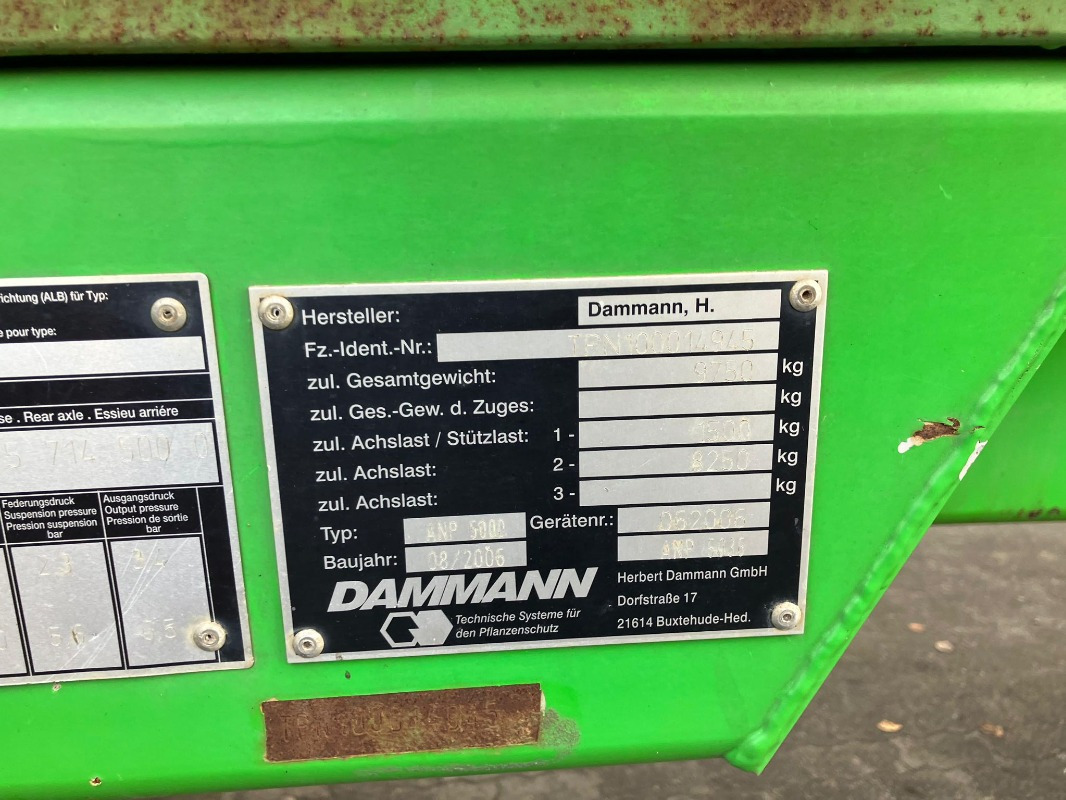 Dammann Profi- Class 5000 Liter Typ AN - Semprotan: gambar 2 Dammann Profi- Class 5000 Liter Typ AN - Semprotan: gambar 2