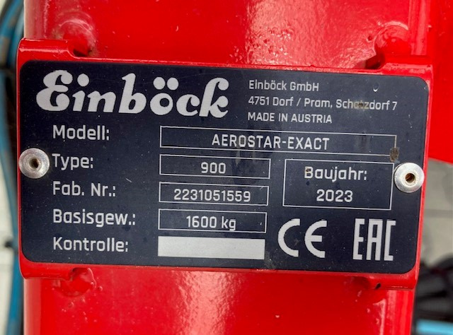 Einböck AEROSTAR-EXACT 900 - Garu: gambar 2 Einböck AEROSTAR-EXACT 900 - Garu: gambar 2