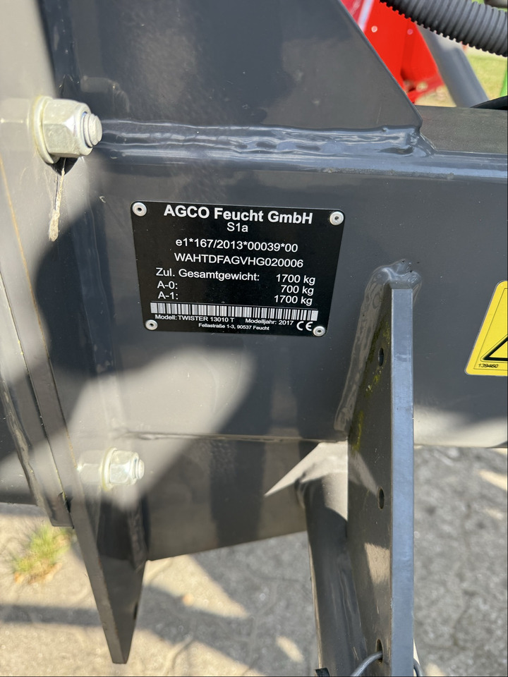 Fendt Twister 13010T - Tedder/ Menyapu: gambar 2 Fendt Twister 13010T - Tedder/ Menyapu: gambar 2