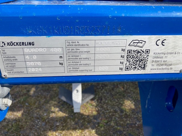 Köckerling Quadro 400 - Petani: gambar 2 Köckerling Quadro 400 - Petani: gambar 2