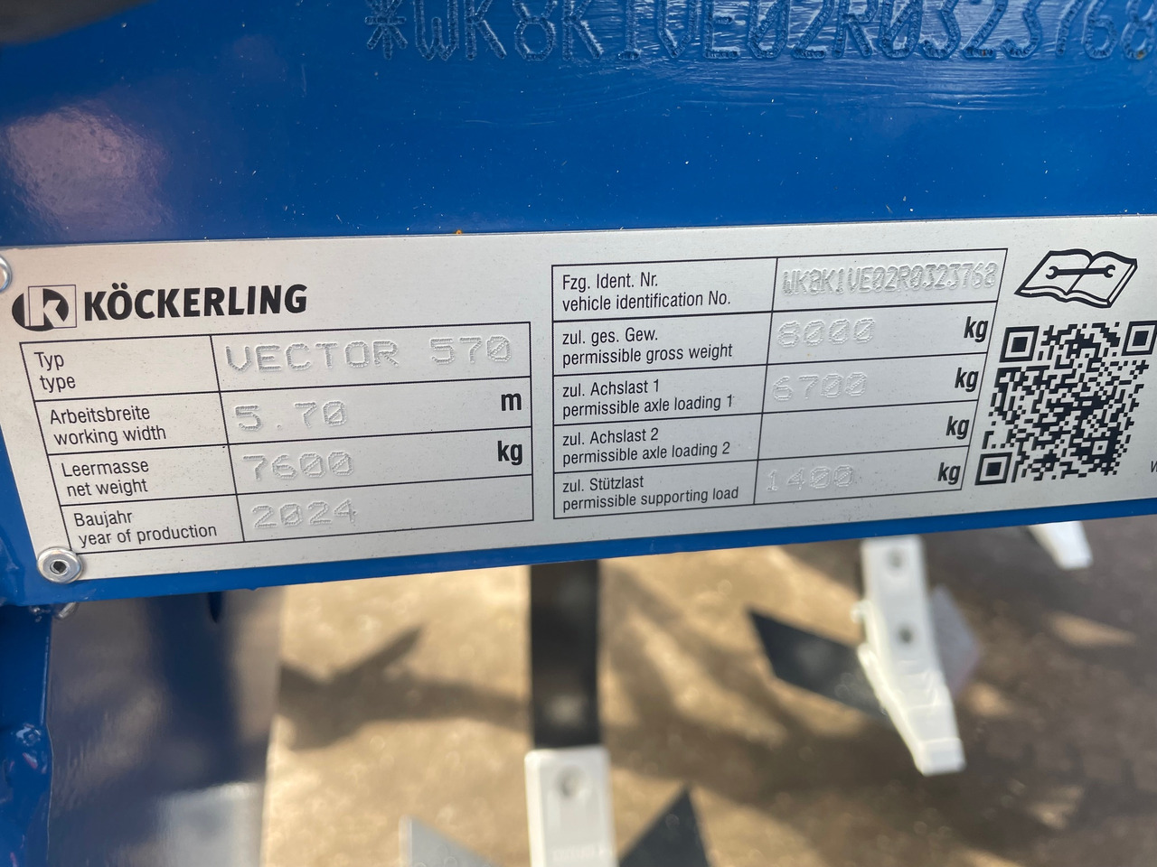Köckerling Vector 570 - Petani: gambar 2 Köckerling Vector 570 - Petani: gambar 2