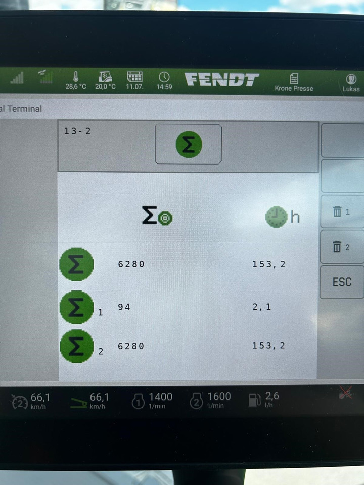 Krone VariPack V 190 XC Plus - Peralatan untuk pembuatan jerami: gambar 3 Krone VariPack V 190 XC Plus - Peralatan untuk pembuatan jerami: gambar 3
