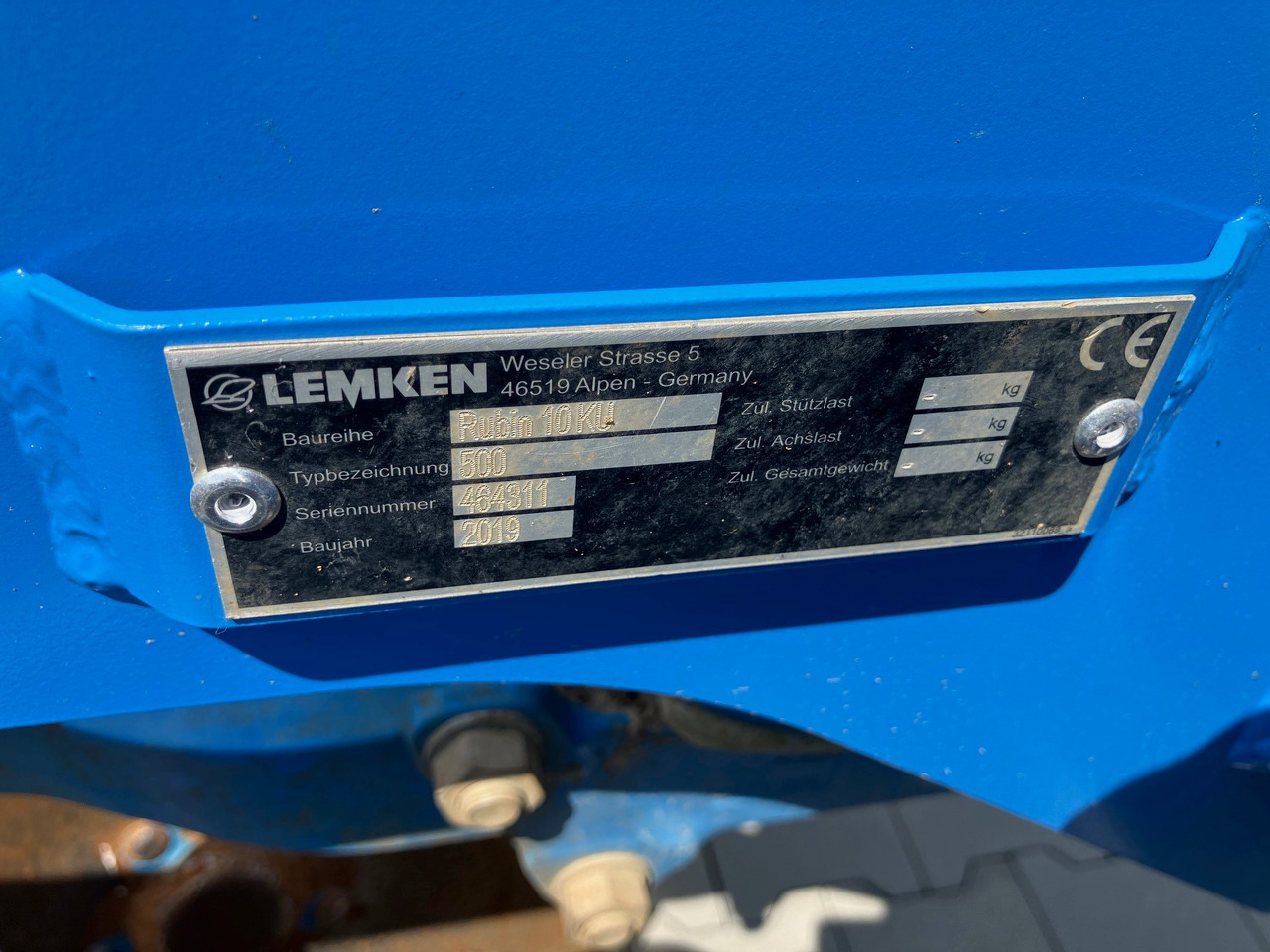 Lemken Rubin 10 - Garu: gambar 2 Lemken Rubin 10 - Garu: gambar 2