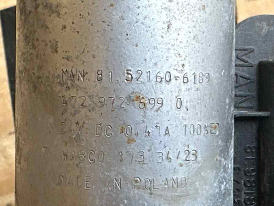 MAN MAGNET VALVE 81.52160-6189 - Katup rem untuk Truk: gambar 3 MAN MAGNET VALVE 81.52160-6189 - Katup rem untuk Truk: gambar 3