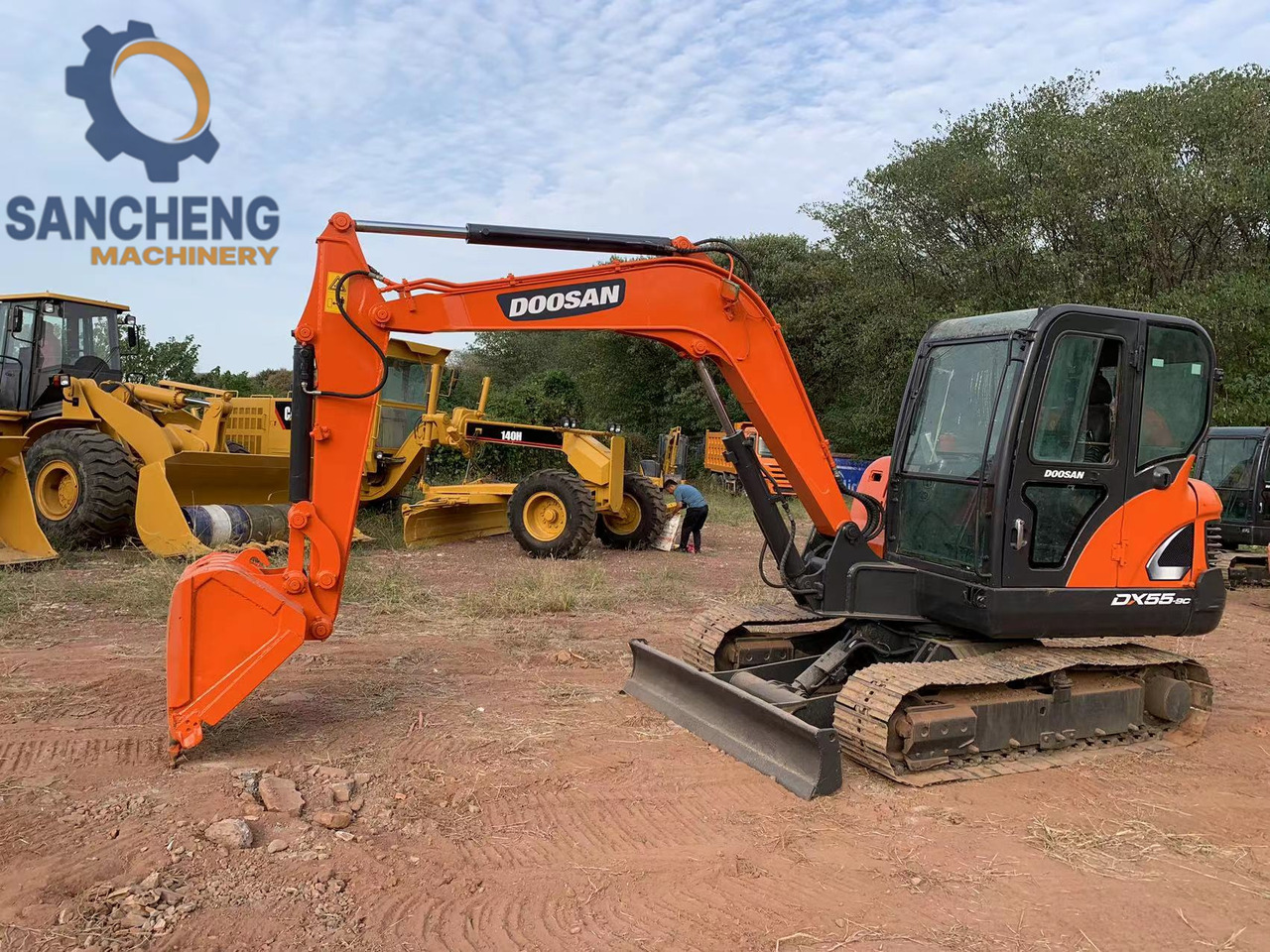 DOOSAN DX55 - Ekskavator: gambar 4 DOOSAN DX55 - Ekskavator: gambar 4